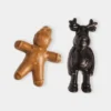 Assortiments de 2 friandises dentaires de Noël pour chien