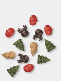 Assortiments de friandises dentaires de Noël pour chien - Boule de sapin