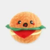 Balle en peluche pour chien - Food Party Hamburger - HugSmart