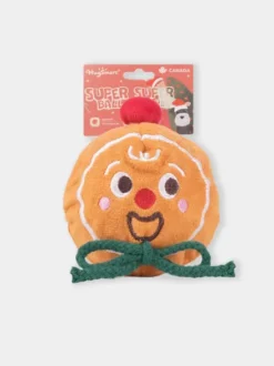 Balle en peluche pour chien - Pain d'épices ⭐ - HugSmart