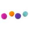 4 balles en laine feutrée pour chat - Coloris Glow - District 70