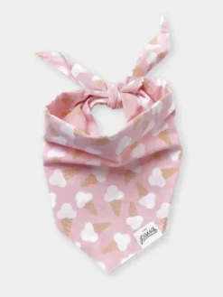 Bandana pour chien - Glace Rose - The Paws