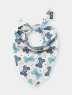 Bandana pour chien - Let's Pawty Bleu - The Paws