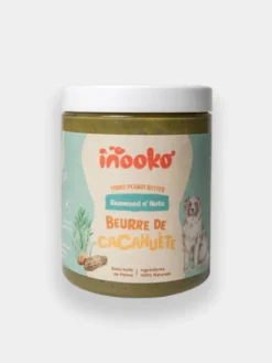 Beurre de cacahuète pour chien - Spiruline et Kelp 💚 - inooko
