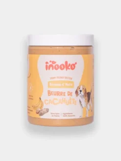 Beurre de cacahuète pour chien - Banane 🍌 et Graine de Lin - inooko