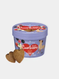 Biscuits artisanaux pour chien - Biscotti Fruits rouges 🍓 et Vanille - DoggyeBag
