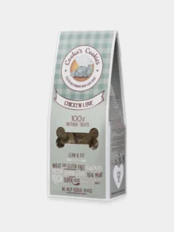 Biscuits Artisanaux pour chien - Poulet et Carottes - Cooka's Cookies