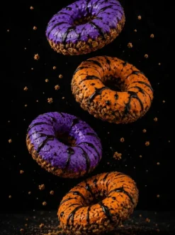 Biscuits d'halloween pour chien - Vampire Donuts 🧛🏻 - Cooka's Cookies