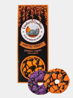Biscuits d'halloween pour chien - Vampire Donuts 🧛🏻 - Cooka's Cookies