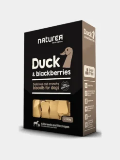 Biscuits naturels pour chien - Canard et Mûres - Naturea