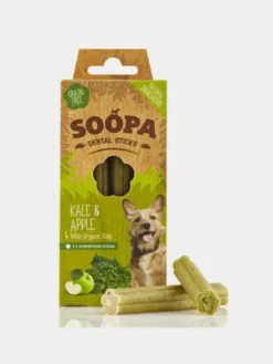 Bâtonnets à mâcher pour chien - Chou Kale et Pomme