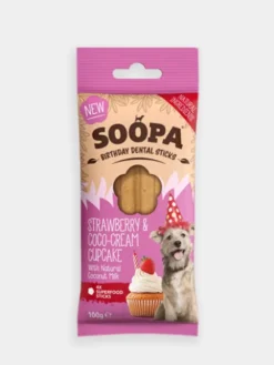 Bâtonnets à mâcher pour chien - Cupcake Coco et Fraise 🧁🥥🍓 - Soopa