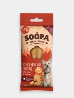 Bâtonnets à mâcher pour chien - Gingerbread Biscuit 🍪 - Soopa