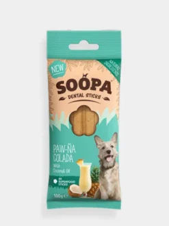 Bâtonnets à mâcher pour chien - Paw-Na Colada 🥥🍍 - Soopa