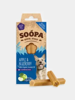 Bâtonnets à mâcher pour chien - Pomme et Myrtille