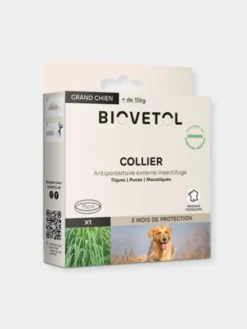 Collier insectifuges Bio pour grand chien - Biovetol