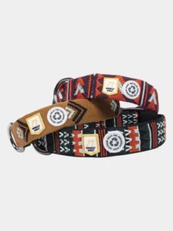 Collier original pour chien motif Polar Night - Woolly Wolf