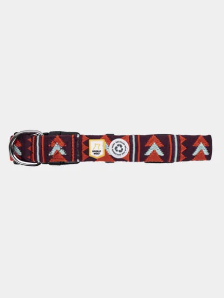 Collier original pour chien motif Polar Night - Woolly Wolf