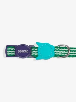 Collier pour chat - Velvet Vibes Vert - Zee.Dog