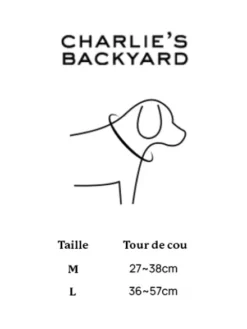 Collier pour chien - Town - Noir - Charlie's Backyard