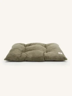 Coussin pour chien Bela - Velours côtelé vert - Cafide