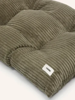 Coussin pour chien Bela - Velours côtelé vert - Cafide