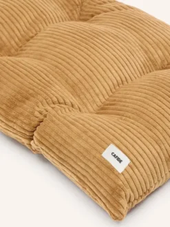 Coussin pour chien Bela - Velours côtelé moutarde - Cafide