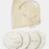 Disques en coton réutilisable pour soins des yeux et des oreilles
