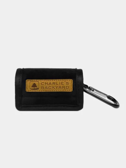 Distributeur de sacs à crottes pour chien - Noir - Charlie's Backyard