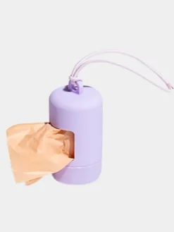 Distributeur de sacs à déjection canine - Violet - Wild One