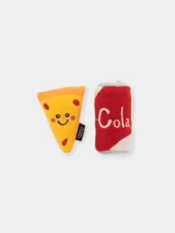 Duo de Jouets pour chat - Pizza et Cola - Zippy Claws