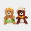 Duo de peluches pour chien - Cheeky Chumz - Oursons Hawaïens 🌺
