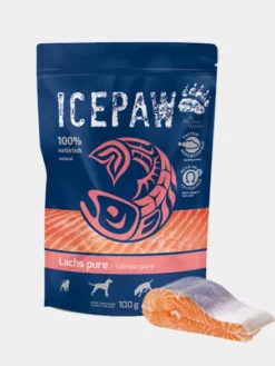 Filet de saumon 100% naturel avec bouillon - Icepaw