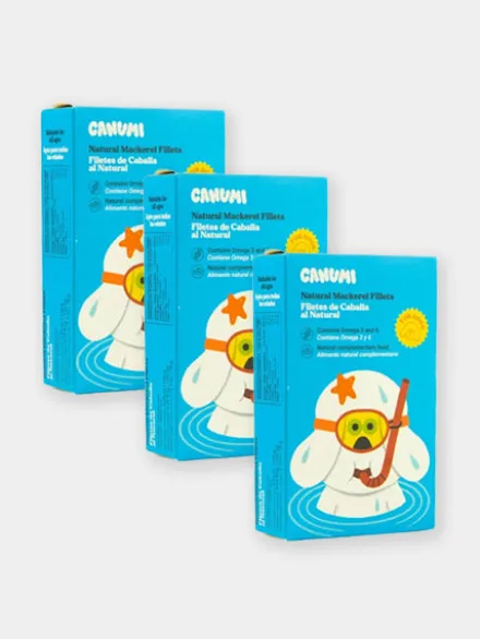Filets de Maquereau au naturel pour chien - Canumi
