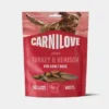 Friandises Carnilove Jerky pour chien - Dinde 🦃 et Gibier 🦌