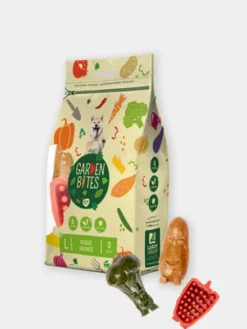 Friandises dentaires à mâcher pour chien - Garden Bites Veggie Friends - L