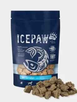 Friandises de récompense pour chien - Poisson blanc et Crevette - Icepaw