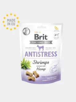 Friandises Dog Functional Snack Antistress - Crevette 🦐 et Chanvre 🌿 - Brit