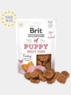 Friandises Jerky Snack recette Chiot - Dinde 🦃 et Citrouille - Brit