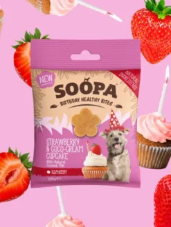 Friandises naturelles - Cupcake Coco et Fraise 🧁🥥🍓 - Soopa