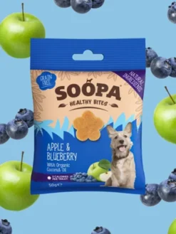 Friandises naturelles pour chien - Pomme et Myrtille 🫐🍏 - Soopa