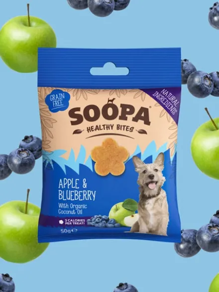 Friandises naturelles pour chien - Pomme et Myrtille 🫐🍏 - Soopa