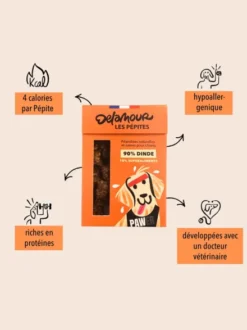 Friandises pour chien - Les Pépites à la Dinde 🦃 - Delamour
