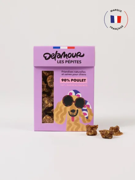 Friandises pour chien - Les Pépites au Poulet 🐓 - Delamour