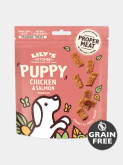 Friandises sans céréales pour chiot - Poulet et Saumon