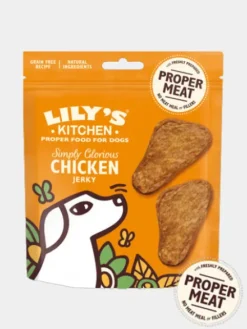 Friandises sans céréales pour chien - Jerkies au Poulet