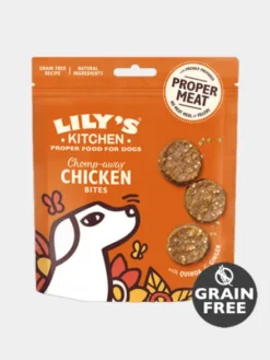 Friandises sans céréales pour chien - Mini bouchées Poulet Quinoa et Gingembre