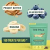 Friandises véganes pour chien - Peanut bites 🥜 The Pack