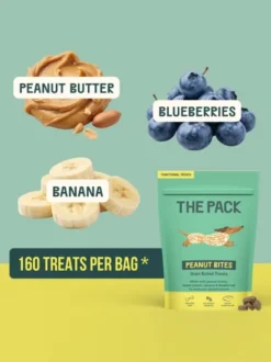 Friandises véganes pour chien - Peanut bites 🥜 The Pack