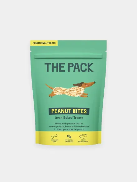 Friandises véganes pour chien - Peanut bites 🥜 The Pack